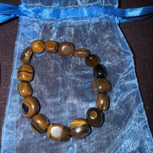Tiger Eye Natural Stone Stretch Bracelet